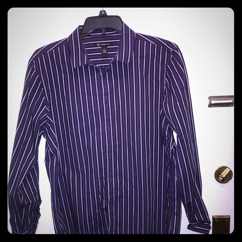 Purple Striped Shirt